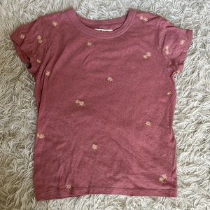 Madewell The Daisy Embroidered Perfect Vintage Tee